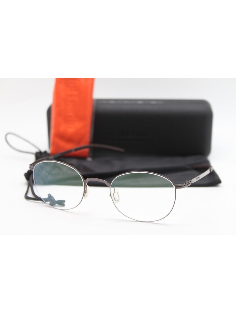 NEW IC! BERLIN EMIYO TEAK AUTHENTIC EYEGLASSES W/CASE 49-22